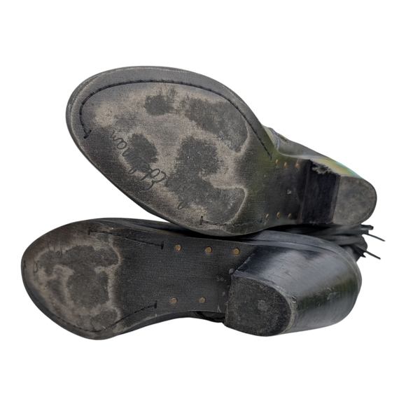 Sam Edleman Louie fringe bootie boho ankle boots - Picture 7 of 7